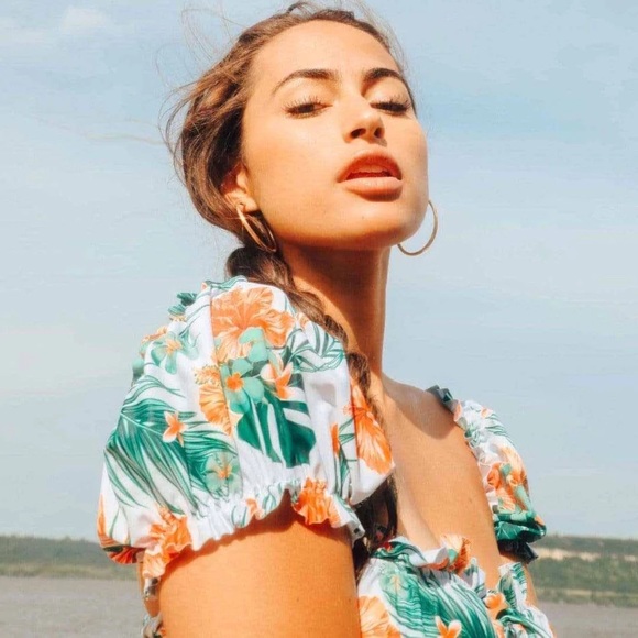 BRAND NEW Zahara Swimwear Angels Set in Tropical - Picture 3 of 6